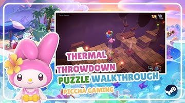 Thermal Throwdown Puzzle Walkthrough  Hello Kitty Island Adventure | PICCHA GAMING