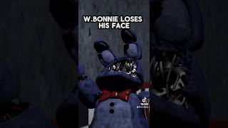 How I Think Wbonnie Lost His Face fnaf meme trending vrchat trending viral