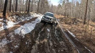 На Курму. Off road Nissan Pathfinder R51, Isuzu Bighorn