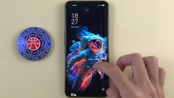 Turn off the screen with 1 touch with the smart sidebar on OPPO A54 Android 11