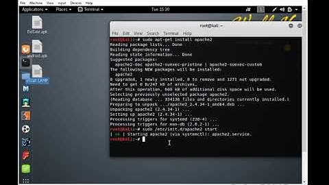 Installing LAMP - Apache MySQL PHP on Linux - Wall-V - Web Applications and Technologies
