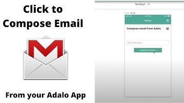 Click to compose and send email from Adalo with 