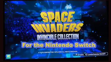 Space Invaders Invincible Collection for the Nintendo Switch Strictly Limited Games