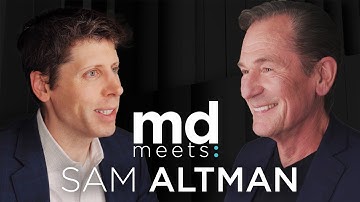 OpenAI CEO Sam Altman: AI Warfare, Freedom & Immortality | MD MEETS Episode #1