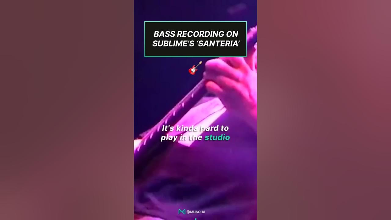 Sublime│Recording Santeria  #Shorts