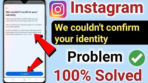 How to Fix Instagram Meta Verified We Couldn