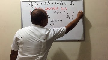 Matriz elemental. (video #40)