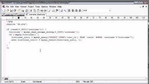 jQuery Tutorial   170   Check if a Username is Available