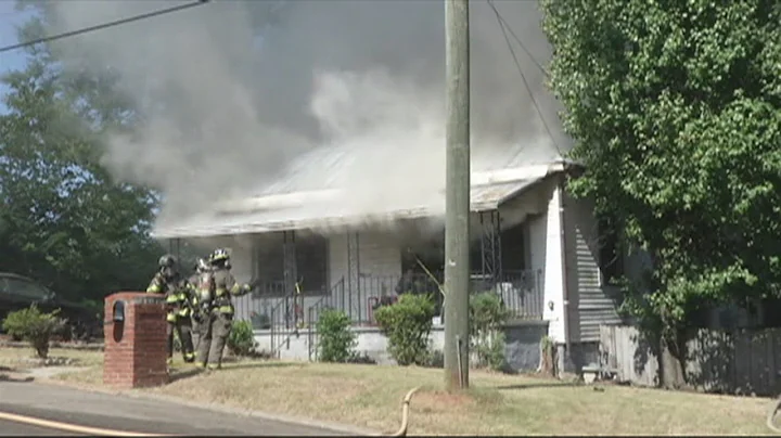 Firefighter suffers from heat exhaustion