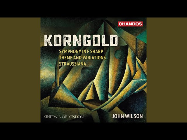 Korngold - Straussiana : Sinfonia of London / J.Wilson