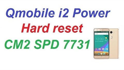Qmobile i2 Power Pattren Unlock With CM2 SPD 7731 Boot key Volume up + Down