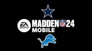 Detroit Lions vs Dallas Cowboys - Madden NFL Mobile 24 screenshot 1