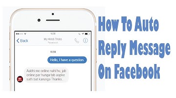 How To Auto Reply Message On Facebook - FB Page Par Auto Message Set Kaise Kare
