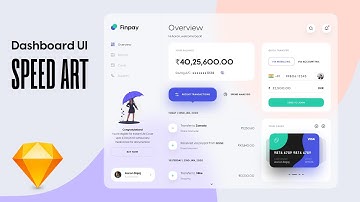 Finpay Dashboard UI Design | Speedart | Sketch