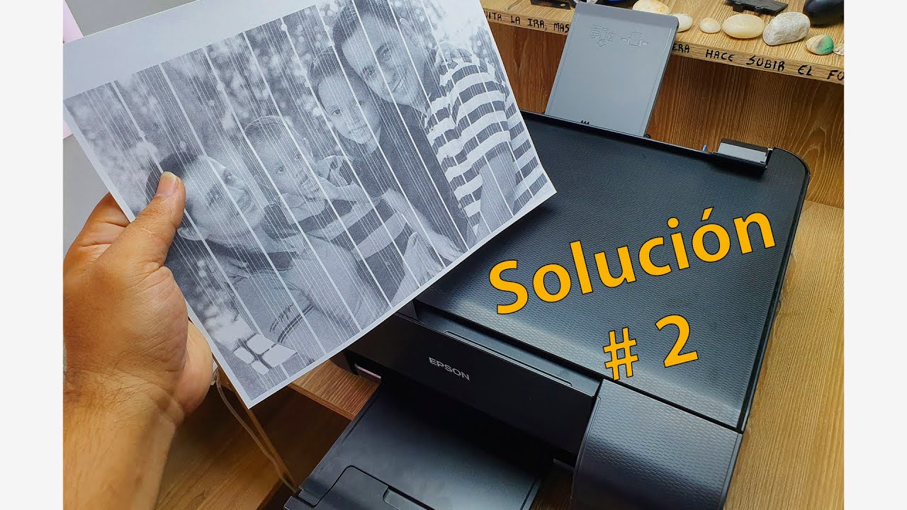 mi impresora imprime con rayas l3110/ solución - YouTube