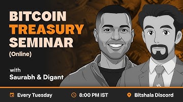 Session 2: Part 2 of Bitcoin as the Apex Asset| Bitcoin Treasury Seminar (Online) | #bitcointreasury