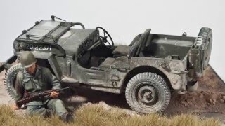 ep71 - tamiya 1/35 willys jeep vignette