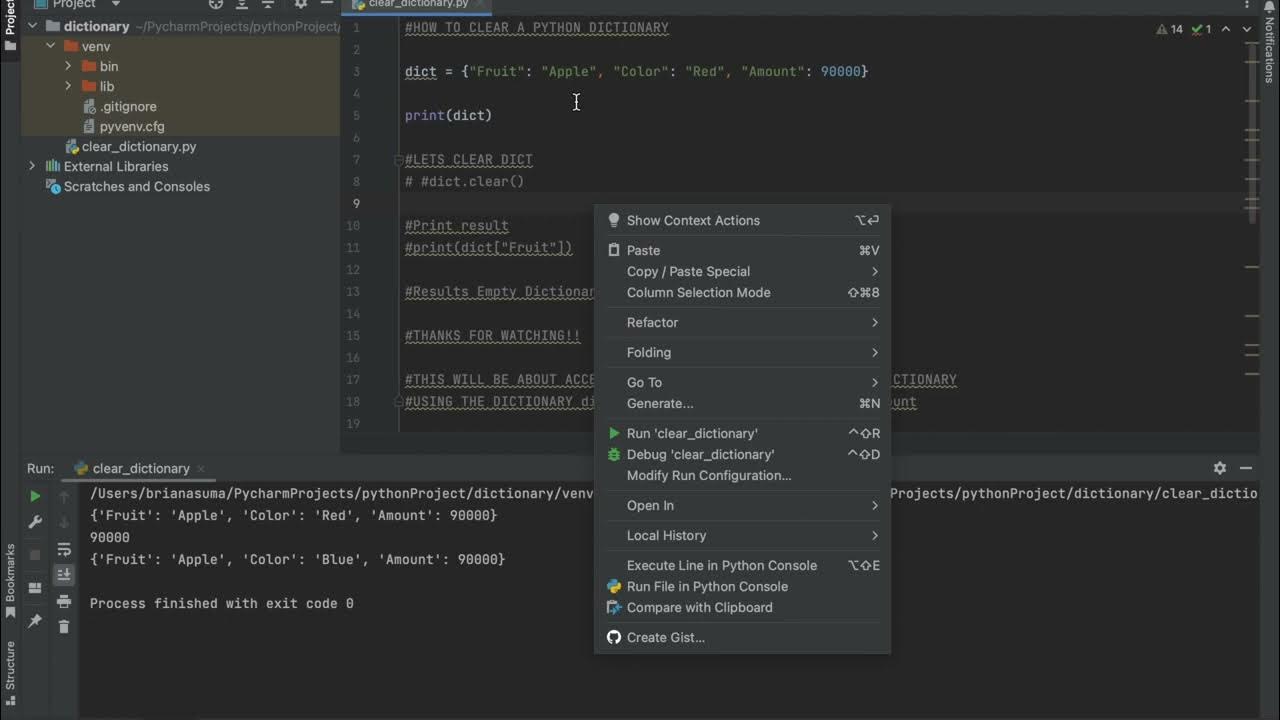 How to Replace a Value in a Python Dictionary - YouTube