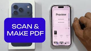 How to Scan Documents to PDF on iPhone 17 (or 17 Pro) | iOS 26 Guide