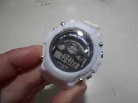 ダイソー300円多機能防水デジタル腕時計 Youtube