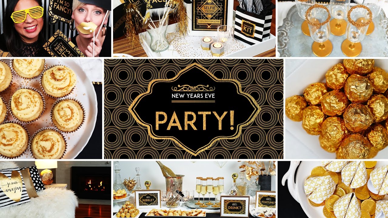 Glitter & Gold New Year's Eve Party | Collab with Simply Cher Cher