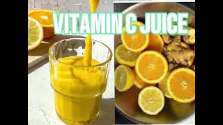 Drink this 3 Ingredient Skin glow vitamin C juice |Immune-Boosting