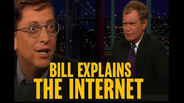 Bill Gates explains the Internet to Dave Letterman