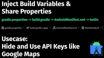 Inject Build Variables & Share Properties - gradle.properties to build to AndroidManifest to Kotlin