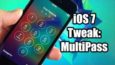 iOS 7 Jailbreak Tweak: MultiPass - FREE