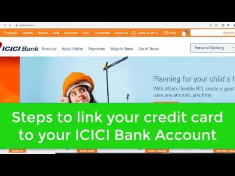 [LIVE] How to Link ICICI Credit Card to Bank Account in Hindi video to gif