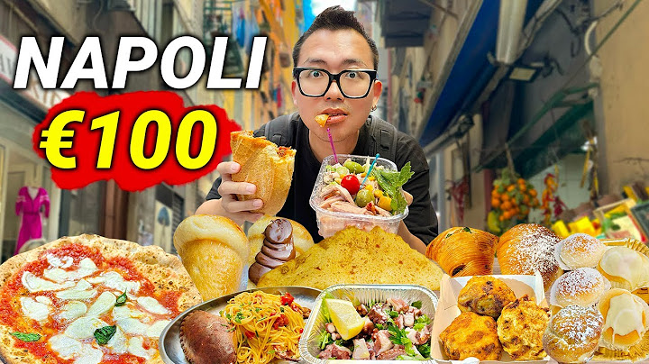 Sfida €100 Street Food NAPOLI🇮🇹 In Italia Si Può Ancora Mangiare a Questi PREZZI!!