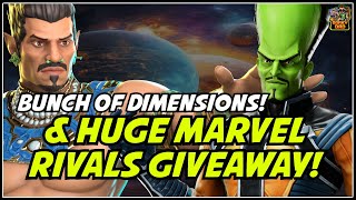 Lets Do A Bunch Of Dimensions! Then HUGE Marvel Rival Giveaways!