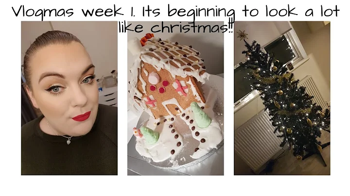Vlogmas week 1!! Feeling festive!! I bought a lot of Christmas decorations!!