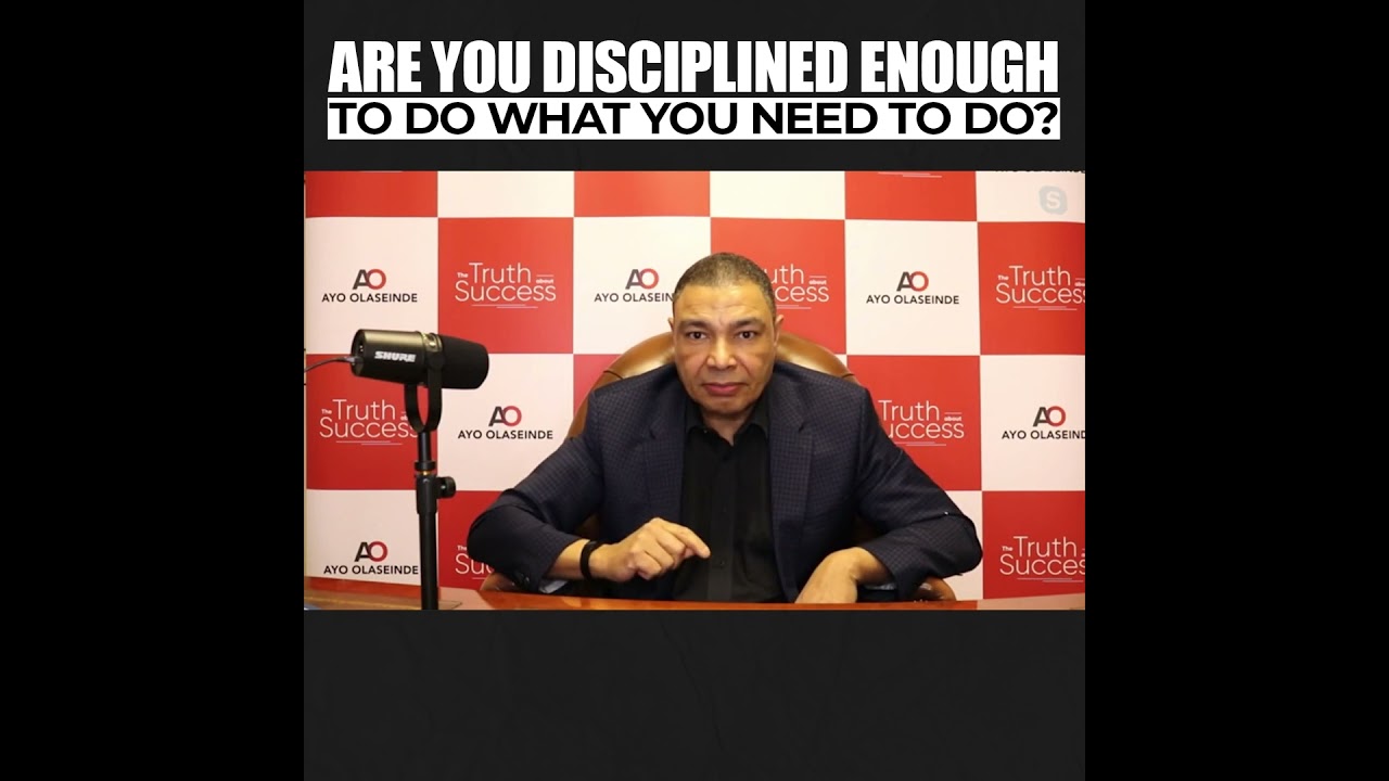 CLIP EP1 | Are You Disciplined Enough To Do What You Need To Do | Ayo Olasiende | TTAS
