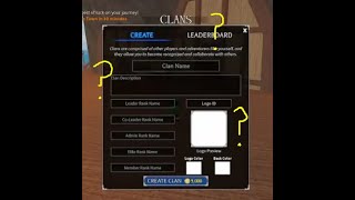 How to get a clan logo ID for Arcane odyssey.