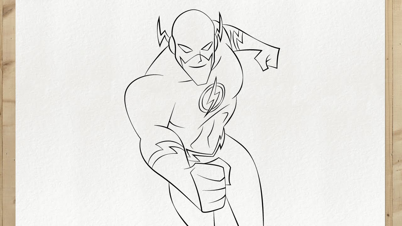 How to Draw THE FLASH ⚡ | DC Comics | Speedster Tutorial - YouTube