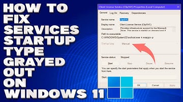 How To Fix Services Startup Type Grayed Out on Windows 10/11 [Solution]