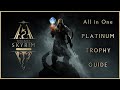 The elder scrolls v skyrim  all in one platinum trophy guide usable on every version of the game