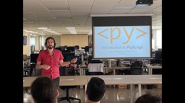 PyMeetup 2022/05/19 Introduction to PyScript by David Arcos