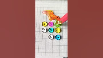 Trò chơi nối giọt nước theo thứ tự từ 1 đến 12 #iqtest #line #maths #drawing #quiz #games #shorts