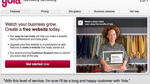 Create your own website in yola free