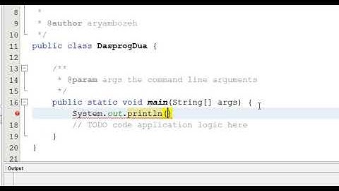 Dasar Pemrograman Java