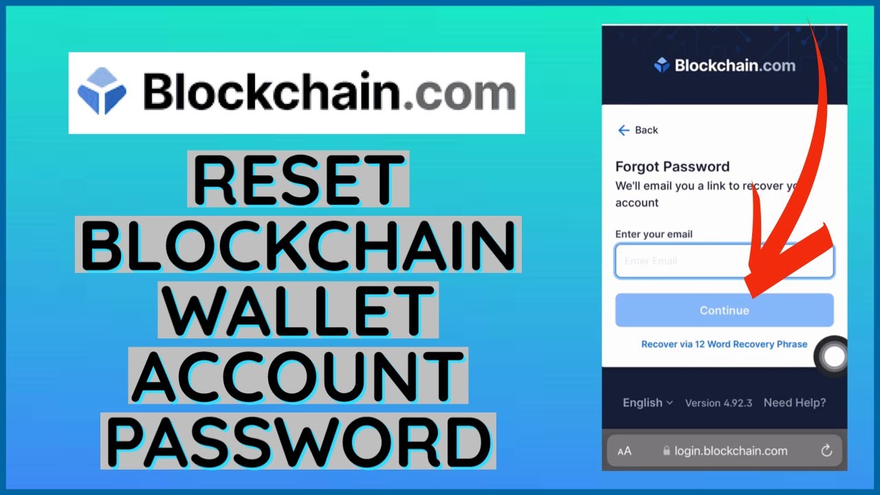 how to reset blockchain password with your mail or wallet id