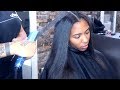 THE MOST BEAUTIFUL NATURAL HAIR EVER!!! | SILK PRESS!