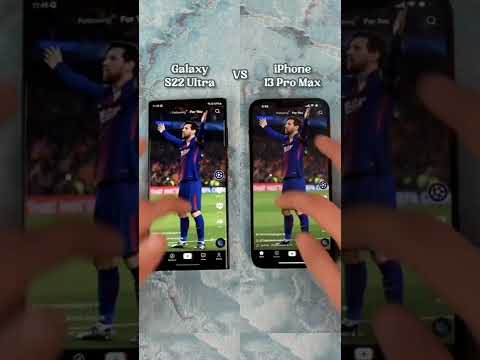 Galaxy s22 Ultra vs iPhone 13 Pro max speed test #short