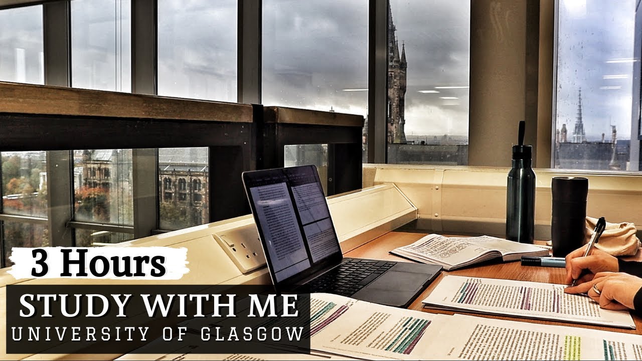 3 HOUR STUDY WITH ME at the LIBRARY | Background noise, no breaks, real-time
