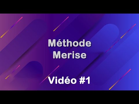 Merise #01 : Introduction à la méthode Merise