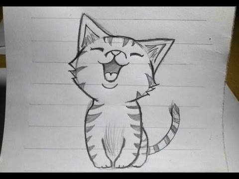 HOW TO DRAW STRAY LITTLE KITTY CAT GAME LOGO, CUTEST CAT GAME