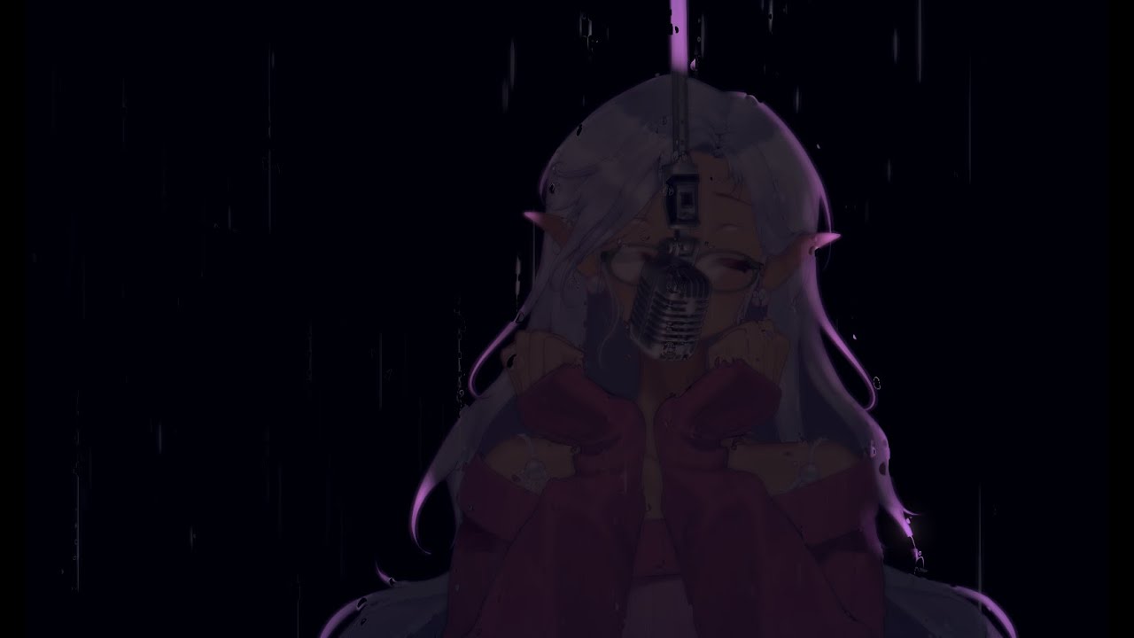 [ASMR] Food Frenzy + Singing You to Sleep [Dark Screen]