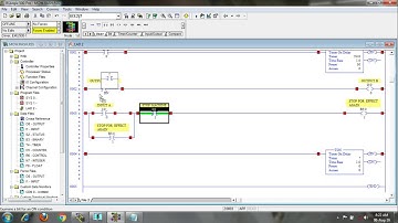 Basic PLC Programming Training / Tutorial on Allen-Bradley, Rs logix 500